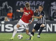 Stevanovic in action for Partizan Belgrade